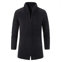 Men's Trench Coats Casual Coat Zip-up Daily Holiday Jacket Long Sleeve Male Brand Vacation Cardigan Windbreaker Men