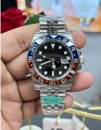 Super Quality Men's Watches Red Blue 40mm 126710 DD3285 Movement Automatic Mechanical Men's Watch Black Dial 904L CLEAN Factory Luminous Diving Ceramic Wristwatches