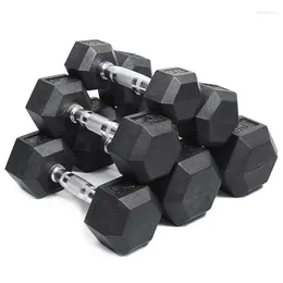 Dumbbells Wholesale Price China Manufacturer Home Rubber Hex 10KG Hexagonal