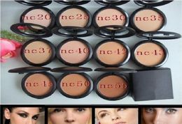 Face Powder Makeup Powder Plus Foundation Pressed Matte Natural Make Up Facial Powder Easy to Wear 15g NC and NW9873345