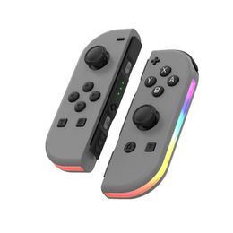 Controller gamepad wireless Bluetooth per console Switch / Joycon NS Switch Controller controller Joystick / Gioco Nintendo Joy-Con con illuminazione RGB colorata DHL