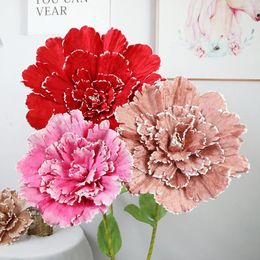 Decorative Flowers Large Lcale Simulation Flower Peony Wedding Decoration Home Decoratio Activity Display Shooting Props Velvet Cloth