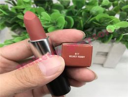 Top quality 42 Color Collection 3g Matte Lipstick VELVET TEDDY HONEY LOVE BUBBLEGUM CANDY YUM YUM ANGEL MYTH MOCHA sweet smell7773968