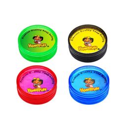 48pslot 2 Layers 30MM Mini Hard Plastic Smoking Tobacco Herb Grinder Muller Reggae Grinder Tobacco Grinder8163471