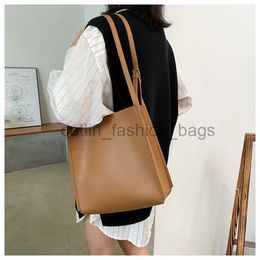 Shoulder Bags Quality Women Tote Bag Shoulder Leather Handbag 2022 Designer Luxury Totes Large Capacity Solid Colour Shopper Bag Women Bolsoscatlin_fashion_bags