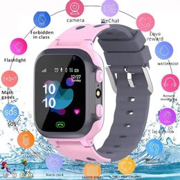 Watches New Smart Watch Kids Boys Sos Clock Smartwatch for Children Phone Watch Girls Silicone Strap Digital Watch for Android Ios 2023