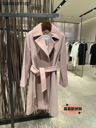 Wool Coat Luxury Maxmaras Manuelas camel Maismara 23 Classic Waistband Star Same Water WaveMCXZ