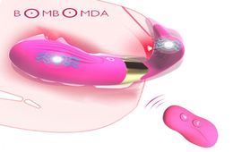 Wearable Heating Dildo Vibrator For Women Remote Control Panties Sex Toys Clitoral Stimulator Invisible Strapless Strap On Dildo T1233744