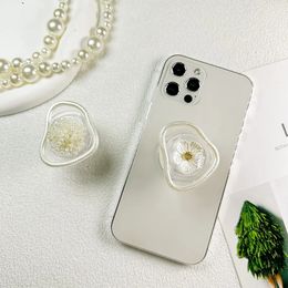 Korea ins Pearl Flower Irregular Smart Tok Universal Phone Holder Conch Shell Flower Phone Bracket GripTok Socket Lazy Bracket 350pcs