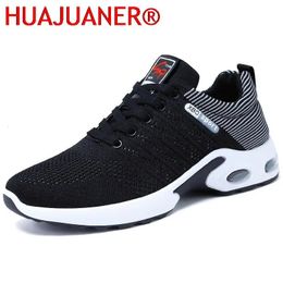 Breathable Shoes For Men Air Cushion Mens Sneakers Lightweight Mesh Running Antislip Wearable Designer Tennis 240110