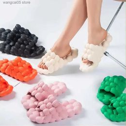 Slippers Women Bubble Slides Funny Massage Spa Slippers Summer Shoes Pillow Slippers Soft EVA Open Toe Unisex Relief Slides For Men T240110