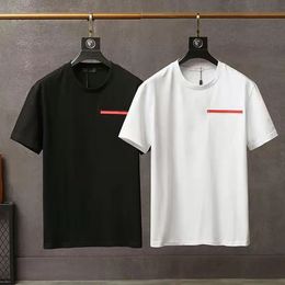 Mann T-Shirt Homme Herren T-Shirt Designer Tops Briefdruck übergroßes Kurzarm-Sweatshirt T-Shirts Pullover Luxus Männer Hip Hop Kleidung