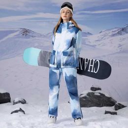 Skiing Suits 2024 Fashion Women's Snow Wear Waterproof Ski Suit Set Snowboarding Clothing Outdoor Costumes Winter Jackets And Pants For Girl