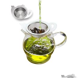 Tea Strainers 200Pcs Stainless Steel Teapot Type Tilter Strainer Mesh For Mugs Cups Loose Brewing Tools Drop Delivery Home Garden Ki Dhzw4