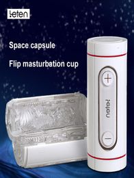 New Flip hole Male Masturbator Leten Space Masturbation Cup Japan Original Sex Products masturbador Adult Sex Toys For Men S1810132481648