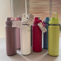 water bottle 700ml Insulated Water Cup Sports Water Bottle Stainless Steel Pure Titanium Vacuum Portable Leakproof Outdoor Cup girl student g YQ240110