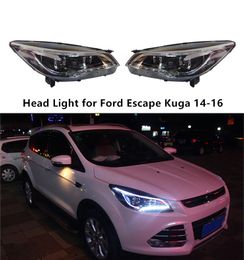 Head Light for Ford Escape Kuga LED Daytime Running Headlight 2014-2016 Turn Signal High Beam Projector Lens