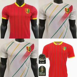 24 25 Guinee National Team Player Soccer Jerseys Guin Camano Kante Traore Home And White red Guinea 2024 2025 Football Shirt Uniforms