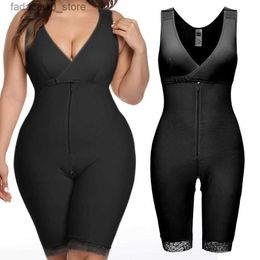 Waist Tummy Shaper Waist Plus Size Full Body Shaper OverBust Trimmer Seamless Tummy Control Shapewear Bodysuit Thigh Slimmer Butt Lifter Q240110