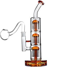 Glass bong heady dab rigs hookahs arm tree perc smoking glass water pipe chicha Heady Glass Rigs with 14mm banger