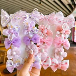 Hair Accessories Princess Firm Clip Fabric Baby Girl Essential Hairpin Lovely Bow