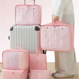 Storage Bags 7-piece Set Of Travel Bedroom Clothing Digital Shoes Multi-functional Luggage Sorting