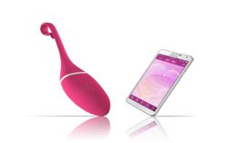 Smart Phone APP Wireless Jump Eggs Bluetooth Control Gspot Clitoris Stimulator Vibrators Vibrating Egg Sex Toys Mini Vibe Masturb8080409