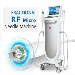 Powerful 2 in1 Fractional RF Micro-needle Machine Pigment Scar Acne Wrinkle Stretch Removal Rf Microneedling face lifting Skin Rejuvenation Beauty Machine