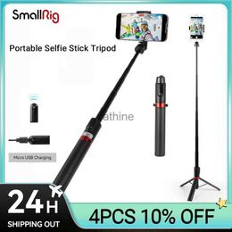 Selfie Monopods SmallRig Portable Selfie Stick Tripod ST20 Pro with Bluetooth Remote Control and Smartphone HolderFoldable Tripod 3636B YQ240110