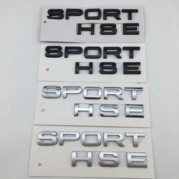 3D ABS Sport HSE Emblem Letters Car Trunk Badge For Land Rover Range Rover L320 Discovery Sport HSE Sticker Accessories