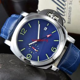 2024 relógio de quartzo de luxo masculino simples lazer moda multi-função luminosa calendário cinto relógios