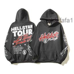 Designer Hoodie Hellstar Men Pullover Spiderweb Star Flash Long Sleeve Street Hip-hop Sweatshirts Blue Red Grey Black Yoga F3R4 F3R4 569N