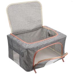 Storage Bags Large Capacity Clothes Organiser Foldable Steel Frame Bin Box