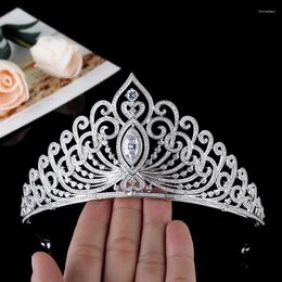 Hair Clips Baroque Retro Europe And America Cross-Border Arrival Wedding Ornament Bridal Zircon Luxury Crown Grand