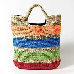Totes Fashion het Summer Beach Bags Colourful Str Bag Tasselled Women Travel Handmade Handbags girl totestylishyslbags