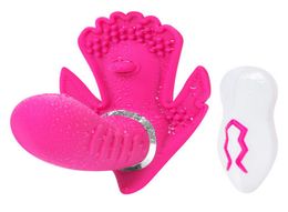 20 Speed Butterfly Dildo Vibrator for Women Sex Toys Wireless Vibrating Panties Clitoris Massager Stimulator Female Masturbator7206362
