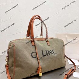 Top designer travel bag Crossbody handbag new for men and New Customized Cowhide Presbyopia Canvas Bag Fashion brand Letter Combination Pitot Travel Trendy tote