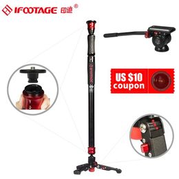 Monopods Digitalfoto Ifootage Cobra 2 Strike A150sii Aluminium Alloy Professional Dslr Video Camera Monopod Lightweight Durable Portable