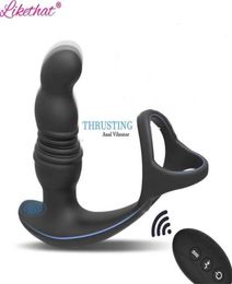 Sex Toy Massager Stake Anal Vibrators Prostate Stimulator Masturbators Delay Ejaculation Butt Plug Dildo Toys for Men Gay1092722