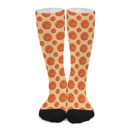 Women Socks Ball Print Cartoon Basketball Korean Stockings Couple Medium Soft Outdoor Spring Pattern Anti Slip