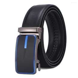 Belts Blue Letter Buckle MaleLeather Belt Mens Designer For Men High Quality Strap Plus Size 130