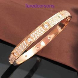 Carter New Brand Classic Designer Bracelet Russian Purple Gold Jewelry LOVE Series with Rose Full High Sense Have Gift Box
