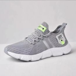 Men Shoes High Quality Fashion Unisex Sneakers Breathable Running Grey Tennis Shoes Comfortable Casual Shoe Women Plus Size 45 240109