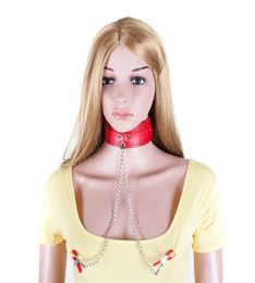 Women Sexy Slave Bdsm Collar Necklace Nipple Clamps Bondage Sex Toys Use Fetish Erotic Toys Sex Products For Couple Adult Games7306886