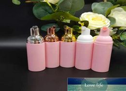 10PCS 60Ml bright pink foam bottle soap mousse liquid dispenser plastic foam shampoo lotion foam1026282