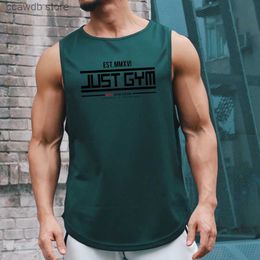 Men's Tank Tops Mens Gym Clothing Mesh Bodybuilding Tank Top for Men Fitness Sleeveless T Shirt Running Vest Sports Singlets Quick Dry Tank T240110