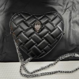 KURT G Summer Luxury Heart-Embroidered Women Cross-Body Bag Lady Shoulder Bag Softness Travel Bags 240109