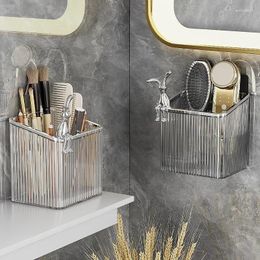 Storage Boxes Bathroom Organiser Toothbrush Toothpaste Comb Box Wall Mounted Washstand