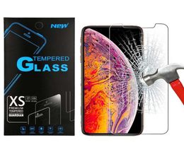 For Samsung A51 A71 A20S A10S A40 J2 Core S7 Tempered glass Screen Protector Huawei P30 lite iPhone 11 Pro MAX Paper Package6097494