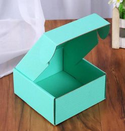 Corrugated Paper Boxes Coloured Gift Packaging Folding Box Square Packing BoxJewelry Packing Cardboard Boxes 15155cm4013866